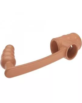 PRETTY LOVE - PENISHÜLLE MIT ANALPLUG NATUR