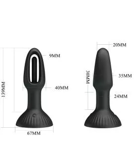 Pretty Love - Hubert Anal Plug mit 7 Vibrationsmodi