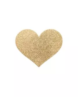 BIJOUX - INDISCRETS FLASH GOLDEN HEART NIPPELABDECKUNGEN