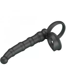 PRETTY LOVE - TATUM VIBRIERENDER PENISRING MIT STECKER 10 VIBRATIONEN SCHWARZ