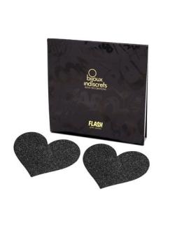 Bijoux Indiscrets - Flash Black Heart Nippelclips