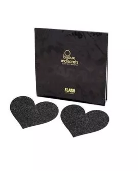 Bijoux Indiscrets - Flash Black Heart Nippelclips
