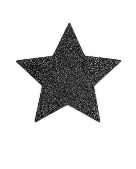 Bijoux Indiscrets - Schwarze Star-Flash-Nippelkappen