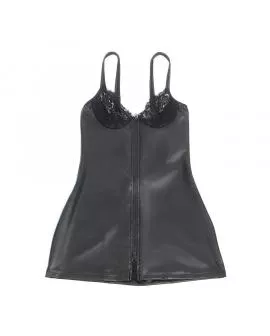 SUBBLIME - 957568 LEDERKLEID MIT REISSVERSCHLUSS SCHWARZ 