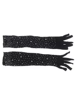 Subblime - Shine Transparente Handschuhe Schwarz S/M