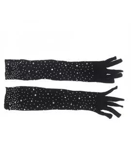 SUBBLIME - 957469SHINE TRANSPARENTE HANDSCHUHE SCHWARZ S/M