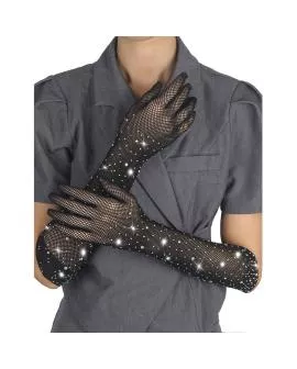 Subblime - Shine Transparente Handschuhe Schwarz S/M