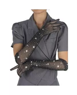 Subblime - Shine Transparente Handschuhe Schwarz S/M