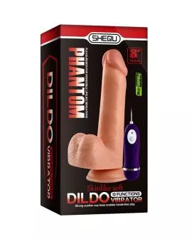 SHEQU - Adam Vibratordildo mit Fernbedienung 21 cm