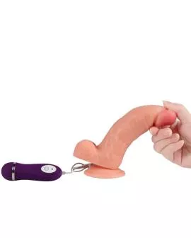SHEQU - Iron Dragon Vibrator-Dildo mit Fernbedienung 17,5 cm