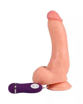 SHEQU - Lungton Vibratordildo mit Fernbedienung 22,5 cm
