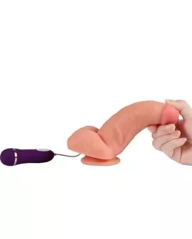 SHEQU Red Eagle Vibratordildo mit Fernbedienung - 17 cm