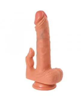 SHEQU Julian - Dildo Klitorisstimulator mit Vibration 16 cm