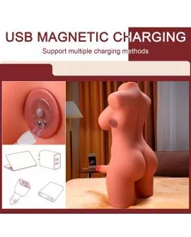 XISE - MIAH Lady Boy Torso mit Dildo Vibration Stoß 55 cm