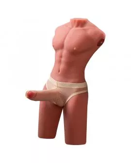 XISE - JASON HALBKÖRPER REALISTISCHER  TORSO MIT STOSS UND VIBRATION 55 CM