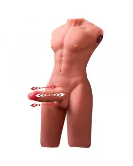 XISE - JASON HALBKÖRPER REALISTISCHER  TORSO MIT STOSS UND VIBRATION 55 CM