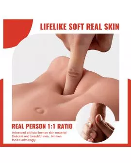 XISE - BERTLETT DILDO ASS REALISTISCHER DILDO UND ANUS-MASTURBATOR VORDERE POSITION MIT STOSS 18 CM