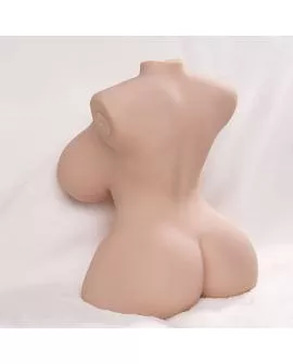 XISE - KLEINER STOSSENDER REALISTISCHER TORSO MIT WEIBLICHER VIBRATION 40 CM
