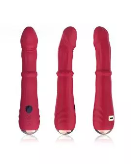 ARMONY - THERMO-EINSTELLBARER PUNKT-A-STIMULATOR-VIBRATOR-DILDO ROT