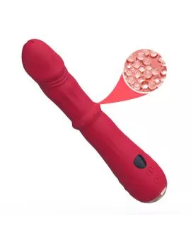 ARMONY - THERMO-EINSTELLBARER PUNKT-A-STIMULATOR-VIBRATOR-DILDO ROT