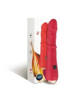 ARMONY - THERMO-EINSTELLBARER PUNKT-A-STIMULATOR-VIBRATOR-DILDO ROT