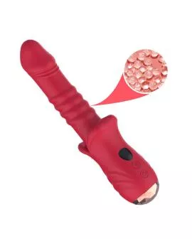 ARMONY - POINT A STIMULIERENDER VIBRATORDILDO ROT