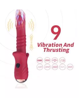 ARMONY - POINT A STIMULIERENDER VIBRATORDILDO ROT