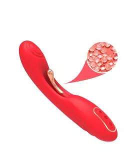ARMONY - VIBRATOR MIT OSZILLIERENDER ZUNGE ROT