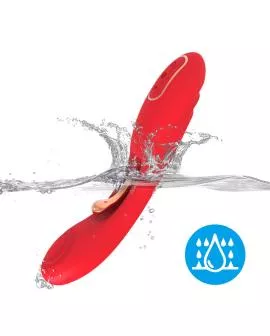ARMONY - VIBRATOR MIT OSZILLIERENDER ZUNGE ROT