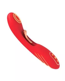 ARMONY - VIBRATOR MIT OSZILLIERENDER ZUNGE ROT