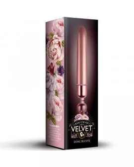 ROCKS-OFF - VIBRIERENDE KUGEL TOUCH OF VELVET ROSE BLOOM 10 GESCHWINDIGKEITEN