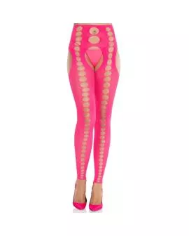 Leg Avenue - Trägerlose Blickdichte Strümpfe Neon Pink