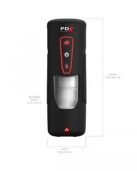PDX ELITE - MILK ME HOTTER AUTOMATISCHER MASTURBATOR MIT STOSS- UND WÄRMEEFFEKTVIBRATION