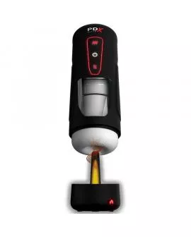 PDX ELITE - MILK ME HOTTER AUTOMATISCHER MASTURBATOR MIT STOSS- UND WÄRMEEFFEKTVIBRATION