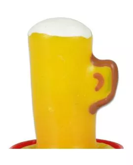 Condomerie - Handbemalte Neuheitskondome Ein Glas Bier