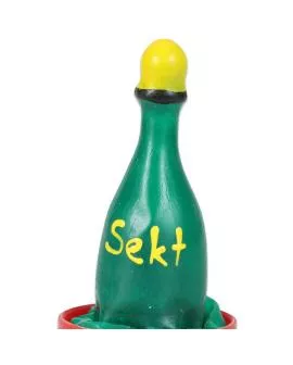 Condomerie - Handbemalte Neuheitskondome Champagner