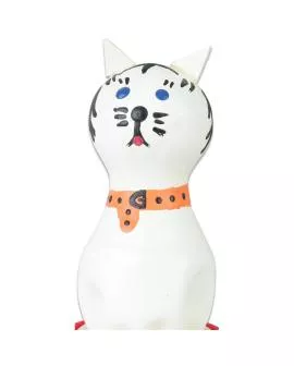 Condomerie - Handbemalte Neuheitskondome Katze Weiß