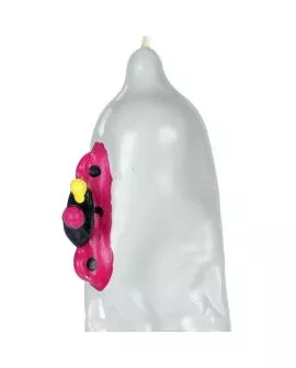 Condomerie - Handbemalte Neuheitskondome Motorrad