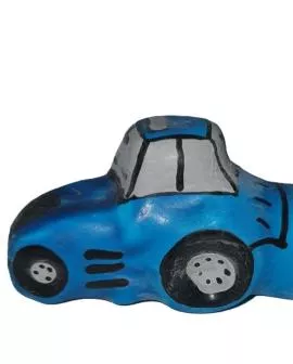 Condomerie - Handbemalte Neuheitskondome Traktor Blau XL
