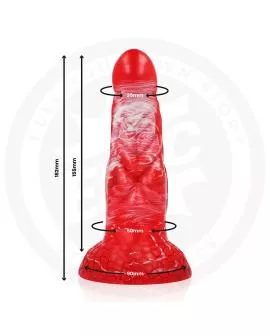 EPIC Dildo Agnis Crimson Fire - Premium Erotikspielzeug