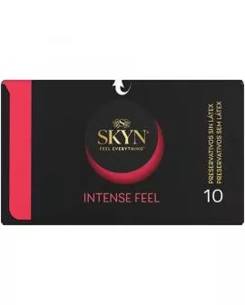 SKYN - KONDOM MIT INTENSIVEM GEFÜHL UND STRUKTURIERTEM WELLENDESIGN, 10 EINHEITEN