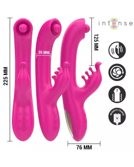 Multifunktions-Rabbit-Vibrator Christina Intense Rosa 22,5 cm