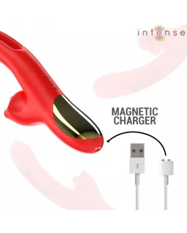 INTENSE - JESSICA MULTIFUNKTIONSVIBRATOR KLITORISSTIMULATION 24,8 CM ROT
