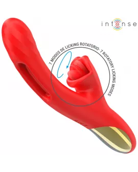 INTENSE - JESSICA MULTIFUNKTIONSVIBRATOR KLITORISSTIMULATION 24,8 CM ROT