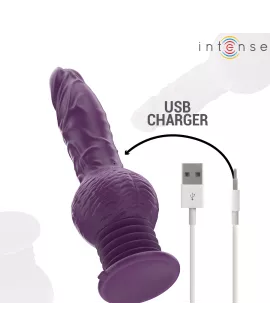 Intense Tatum Multifunktionsvibrator - Auf- und Abvibration 24 cm Lila