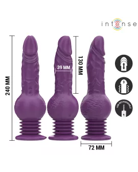 Intense Tatum Multifunktionsvibrator - Auf- und Abvibration 24 cm Lila