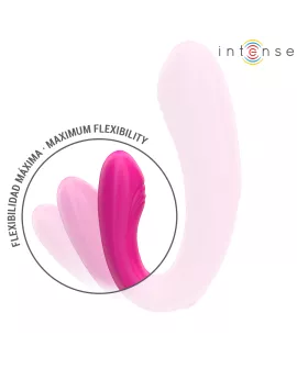 INTENSE - JANET DOPPELTER U-FÖRMIGER STIMULATOR UND VIBRATOR MIT FERNBEDIENUNG ROSA