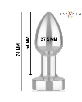 Intense Anal-Plug S - Metall 10 Vibrationen Fernbedienung