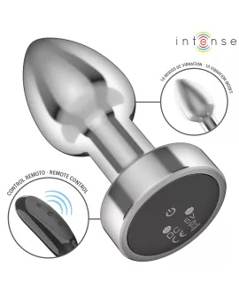 Intense Anal-Plug S - Metall 10 Vibrationen Fernbedienung