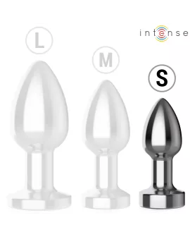 Intense Anal-Plug S - Metall 10 Vibrationen Fernbedienung